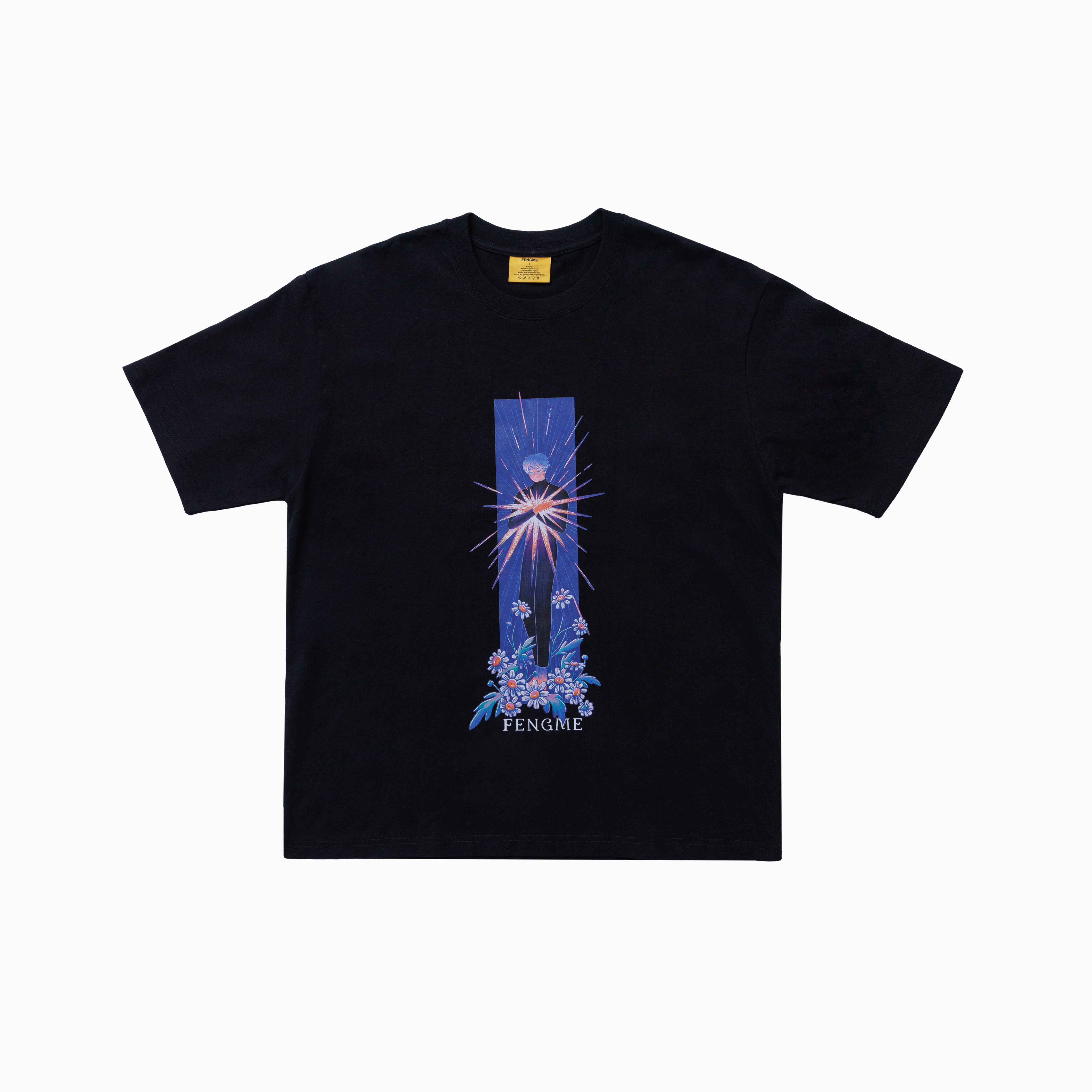 FENGME × MIKI LI Embrace T-shirt - 黑夜