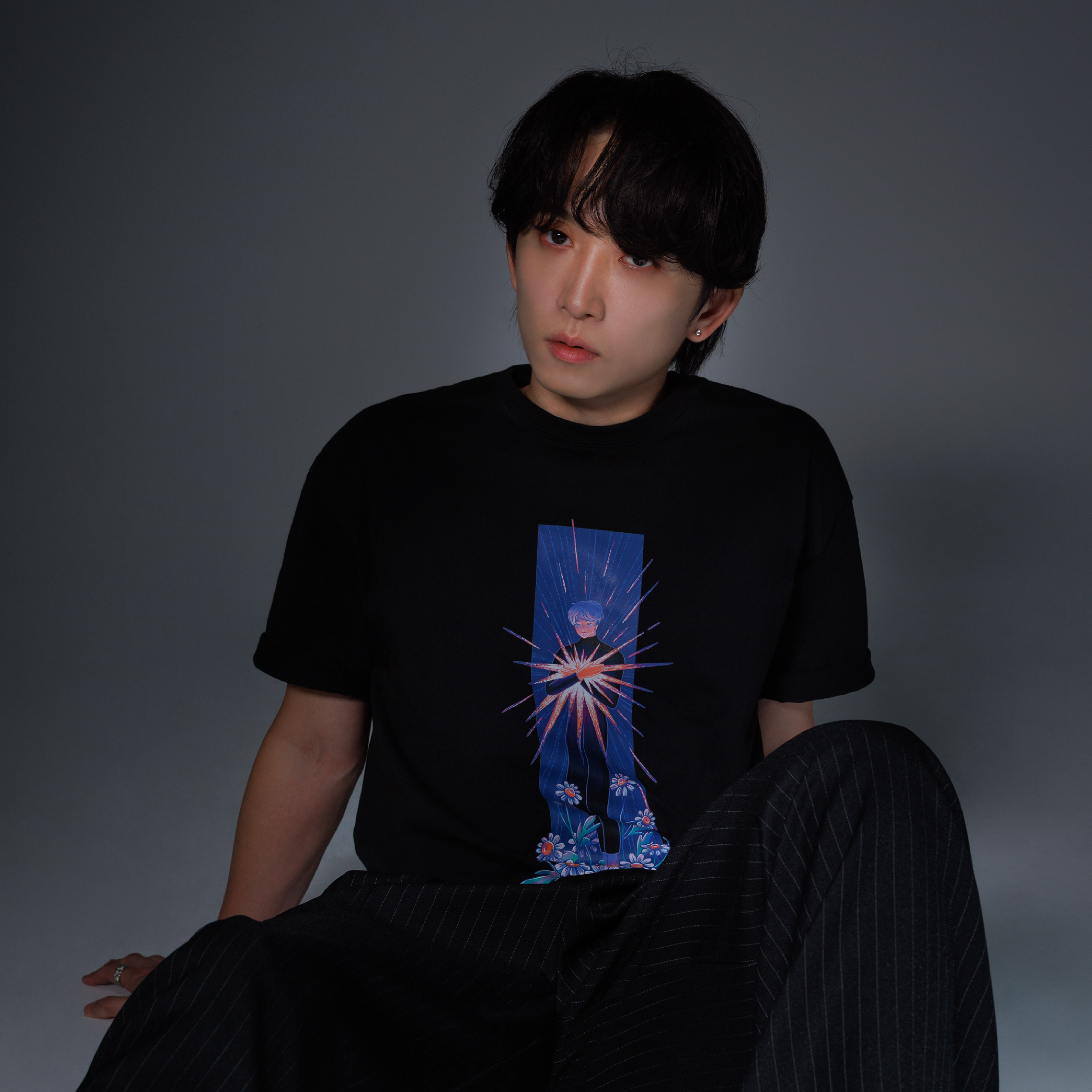 FENGME × MIKI LI Embrace T-shirt - 黑夜