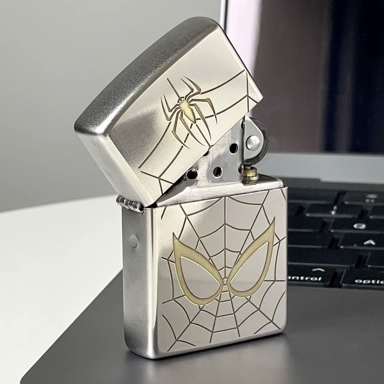 ZIPPO x SPIDER MAN 蜘蛛人 雕刻 打火機 經典禮盒裝 送禮