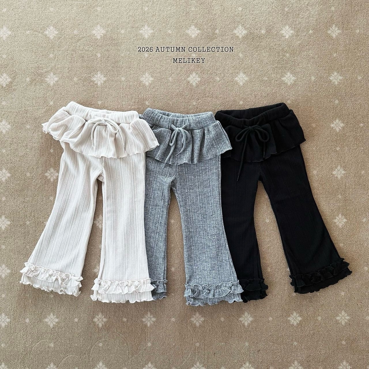 MELIKEY Best Frill Bootcut Pants