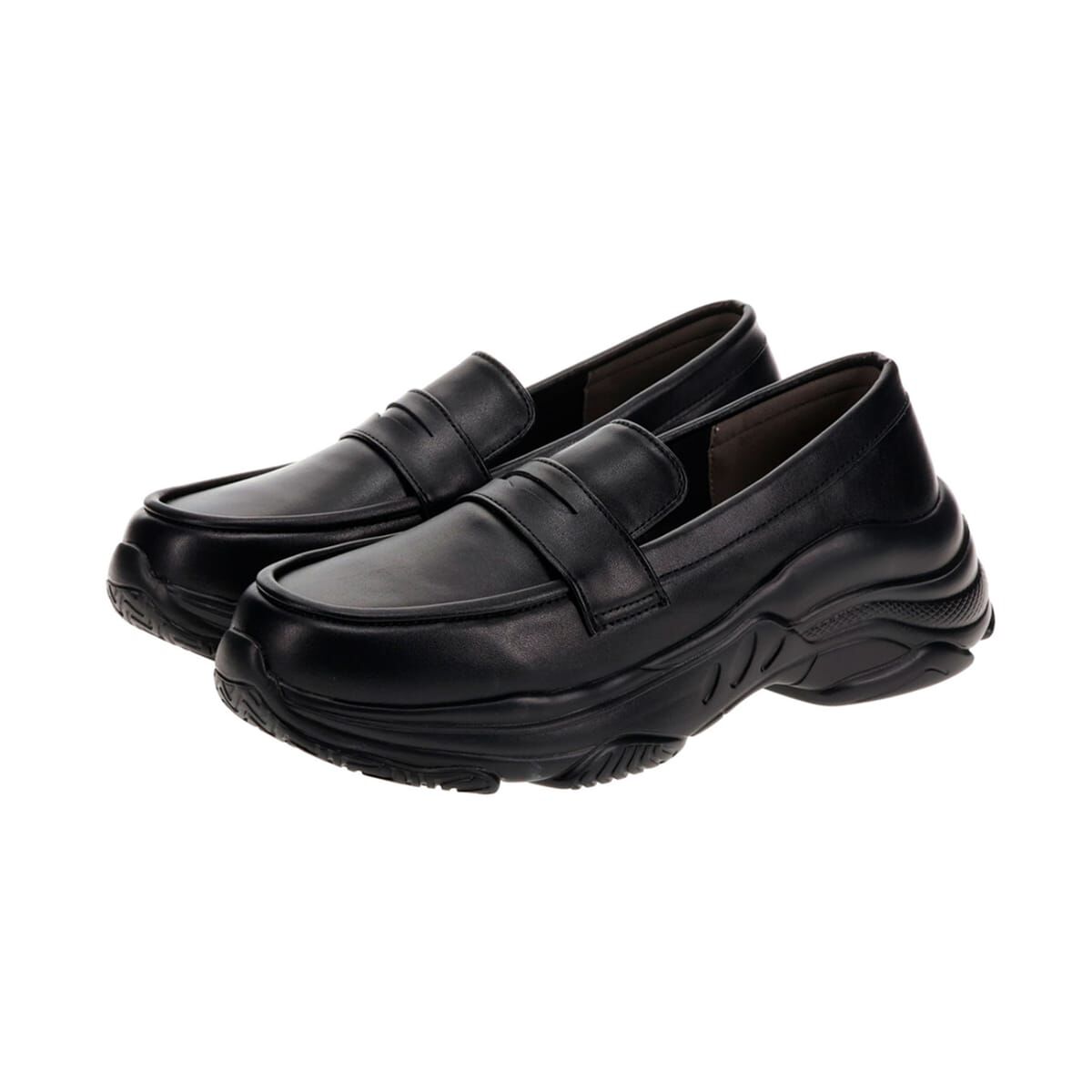 Chunky Platform Loafers｜6cm Lift・Sneaker-Like Comfort【SX414】
