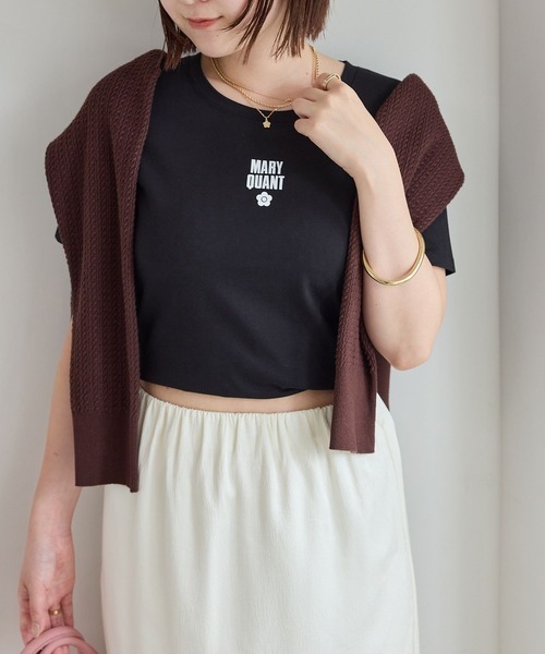 [預購]VIS × MARY QUANT 聯名合身 Logo T 恤