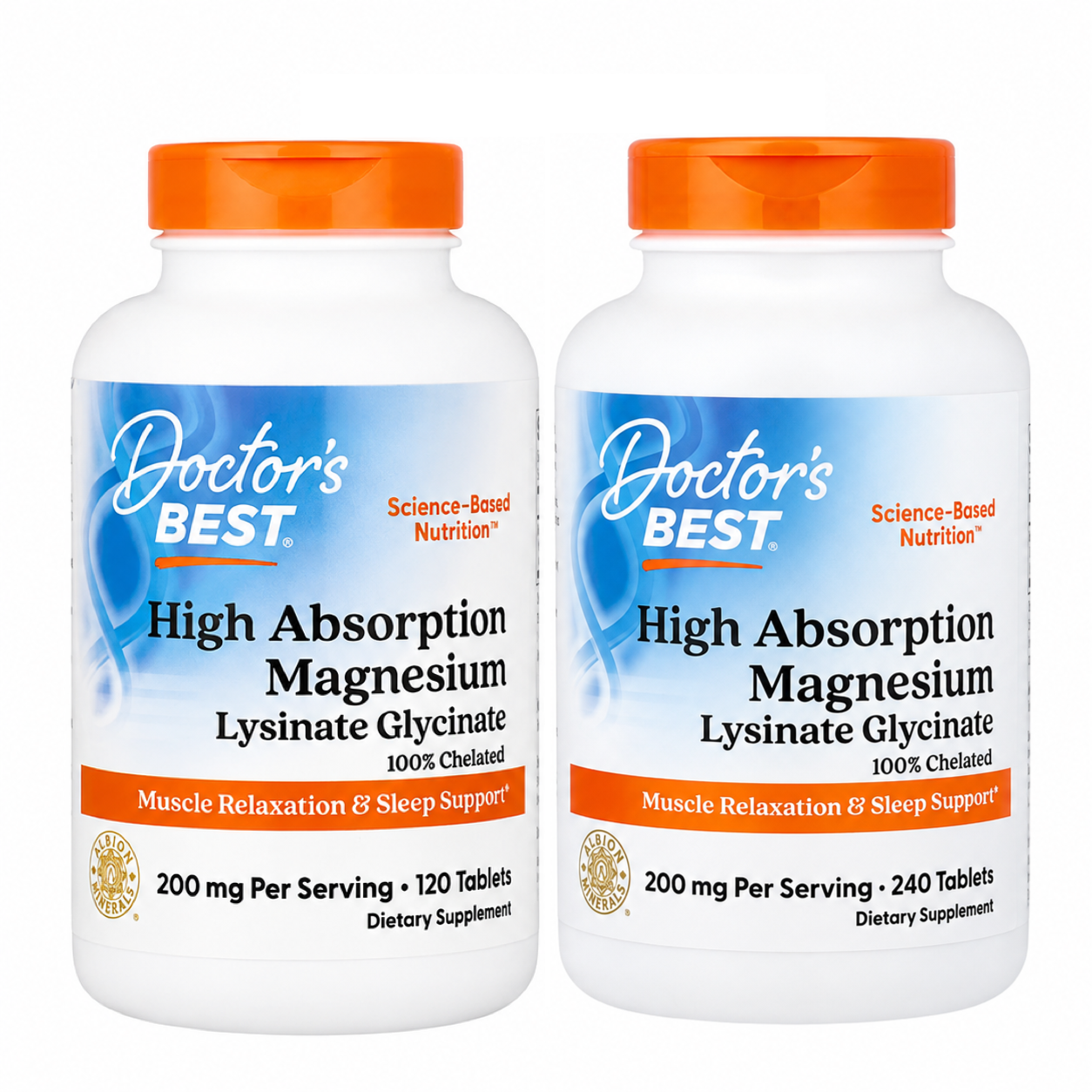 【iHerb】Doctor's Best 高吸收鎂 甘氨酸鎂200mg 120/240片