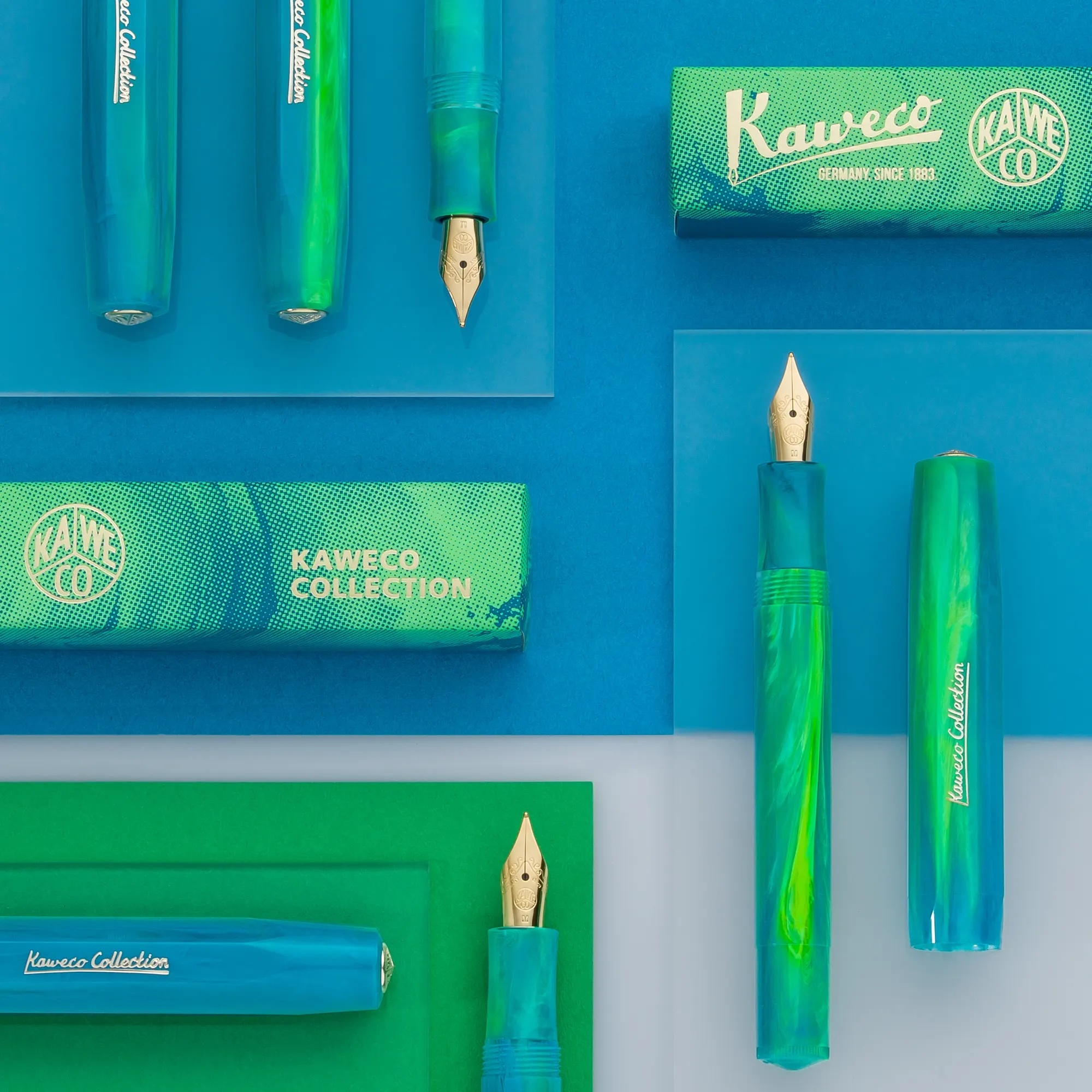德國 KAWECO ｜ COLLECTION 鋼筆 大理石海岸 2026限定色
