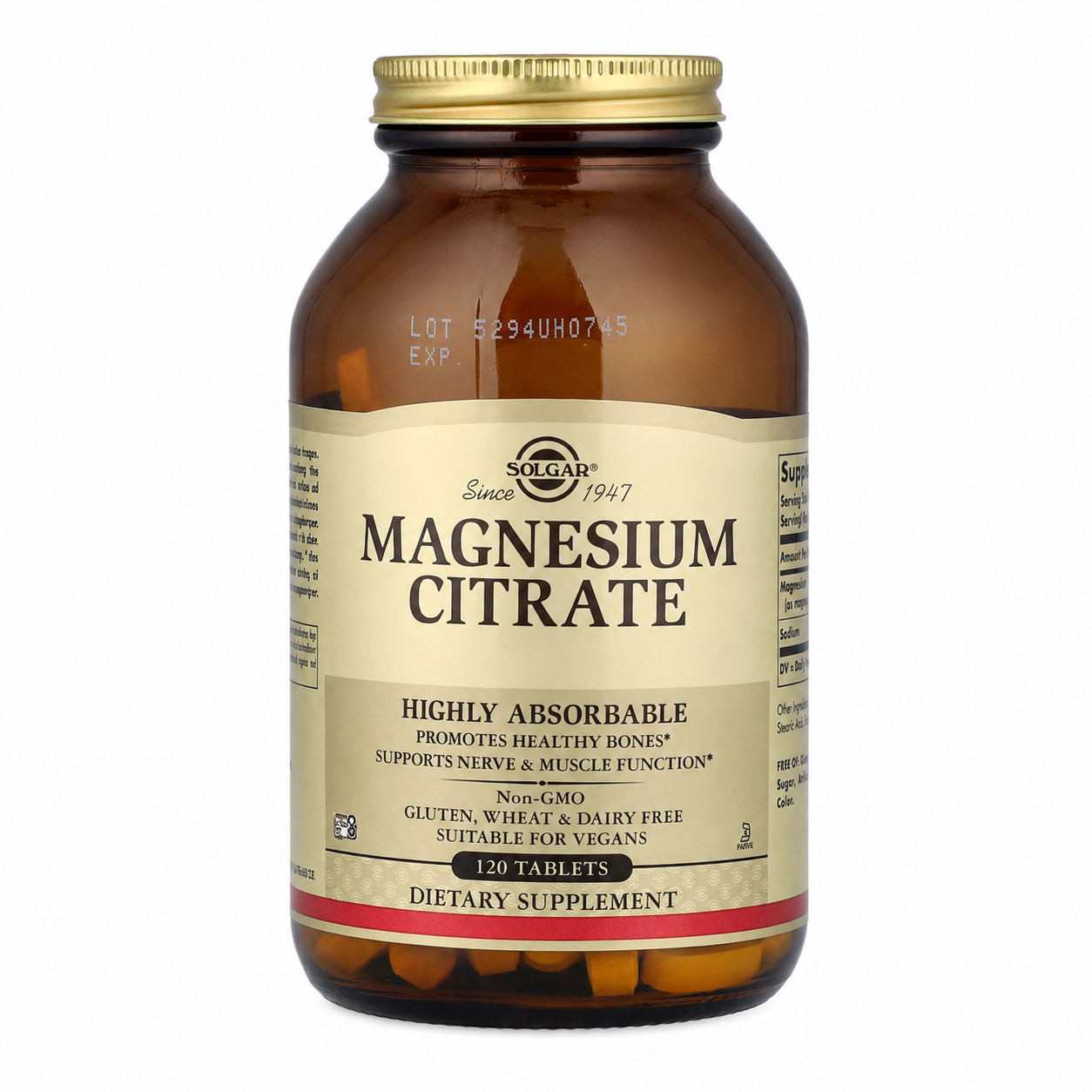 【iHerb】任兩件免運 Solgar Magnesium Citrate 檸檬酸鎂 200mg