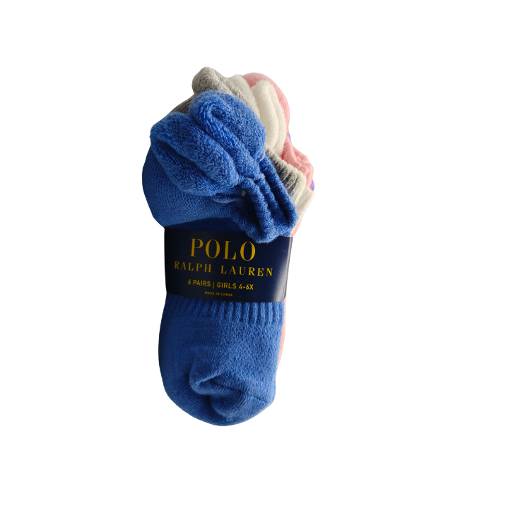 美國直送 polo ralph lauren 6pairs girls 4-6x 清貨價
