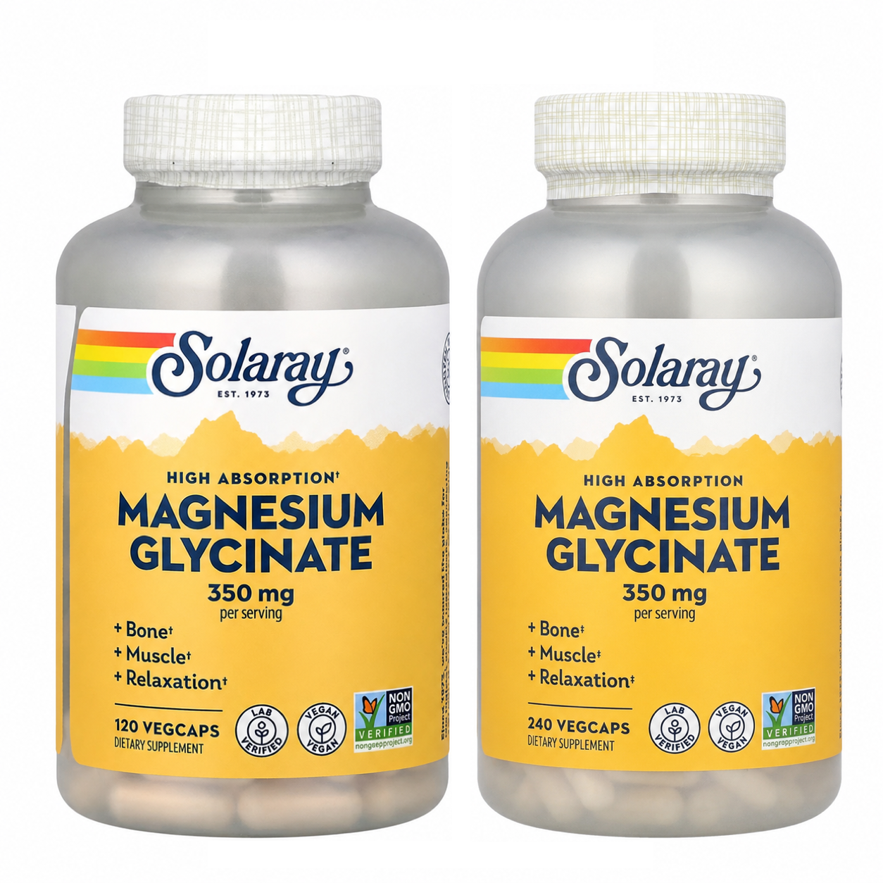 【iHerb】Solaray 甘氨酸鎂 高吸收甘氨酸鎂 350mg 120/240粒