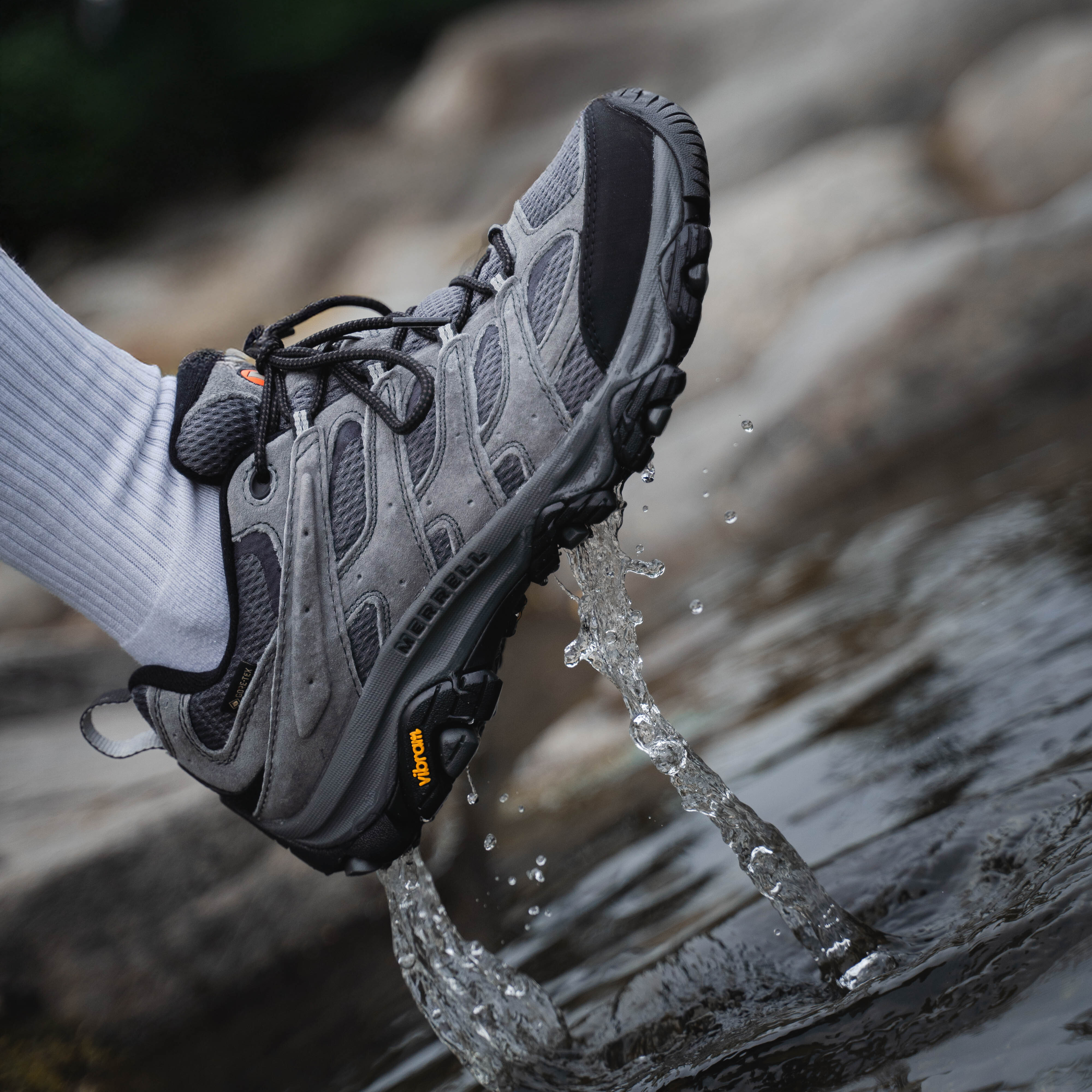 Merrell Moab 3 Gore-Tex ML035799 男 登山鞋 戶外 越野 防水 支撐 避震 鐵灰 黑