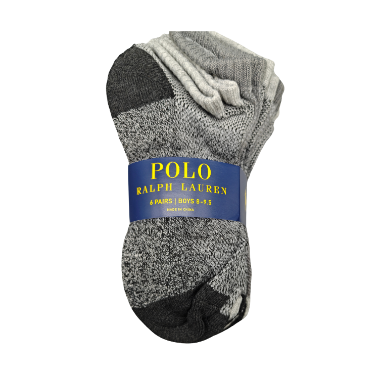 美國直送 polo ralph lauren 6pairs boys 8-9.5 清貨價