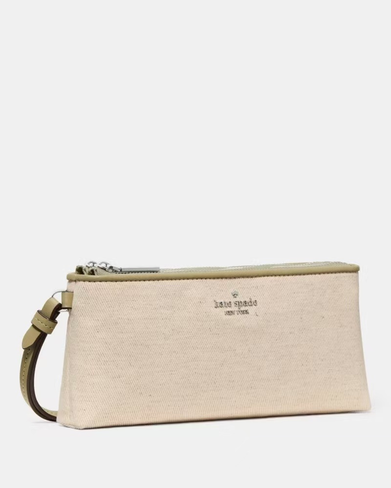 【預購】Kate Spade H080772 Wren 斜紋布手腕包
