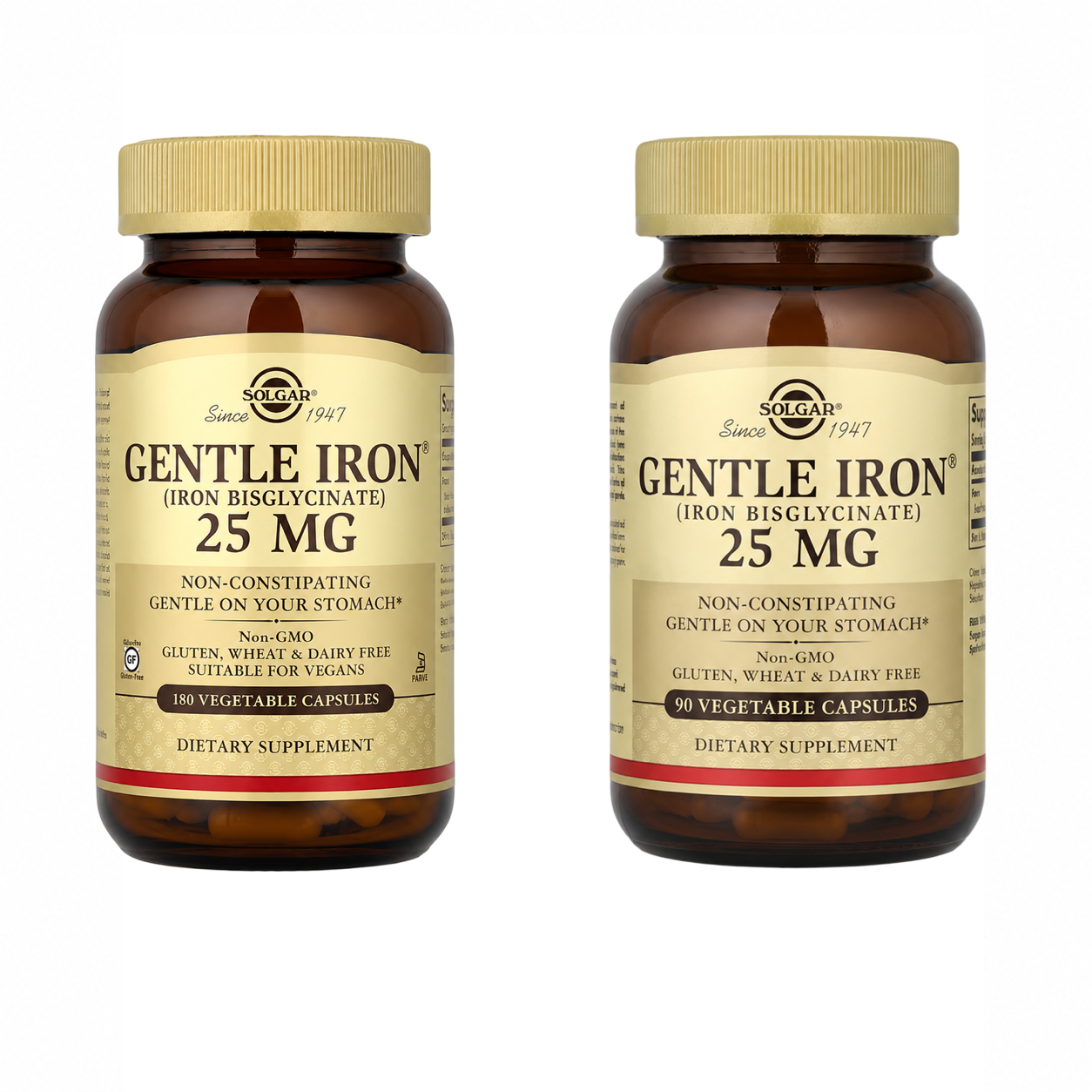【iHerb】任兩件免運 Solgar Gentle Iron®溫和補鐵 雙甘氨酸螯合鐵 無麩質配方