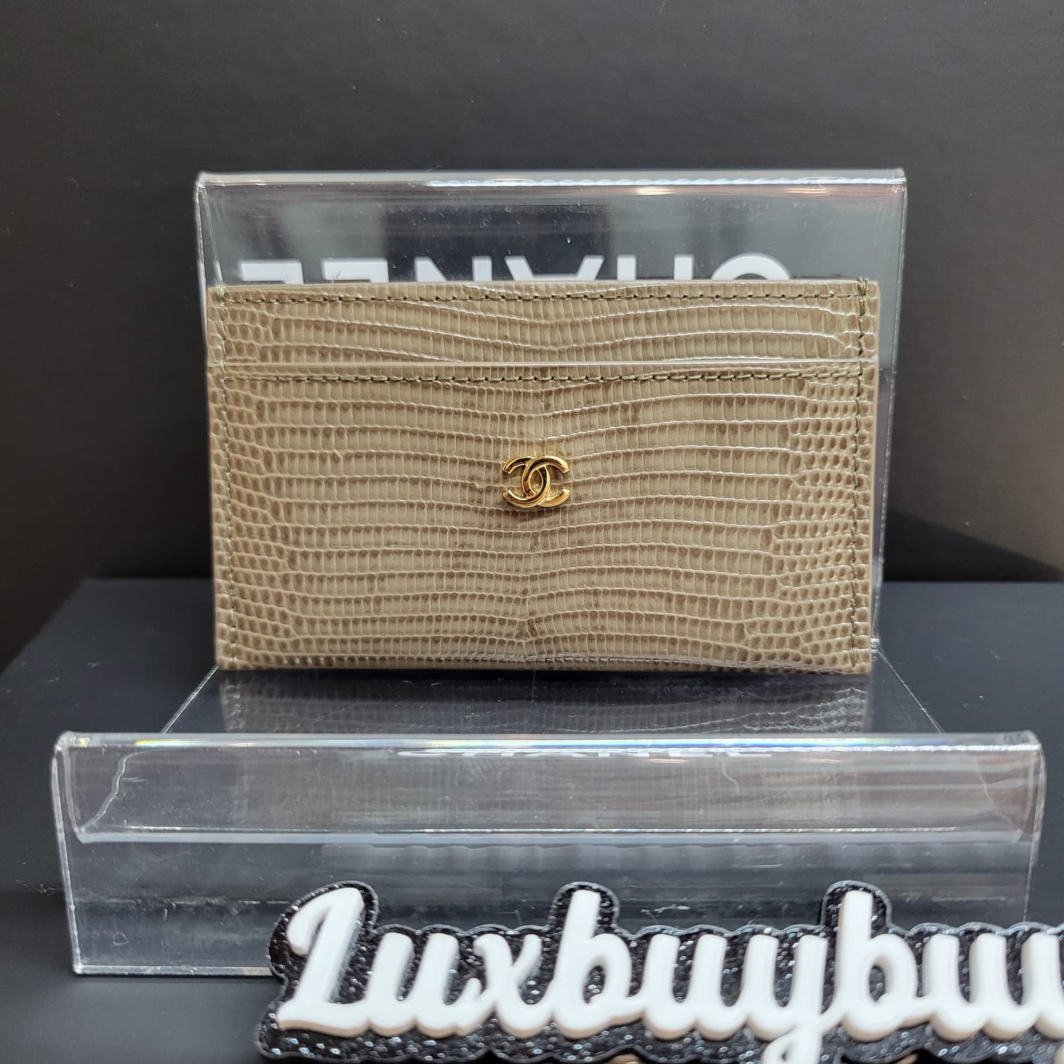 CHANEL AP5397 CARD HOLDER GREY