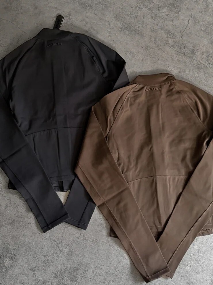 SKIMS x Nike 貼身塑形 立領 拉鍊外套