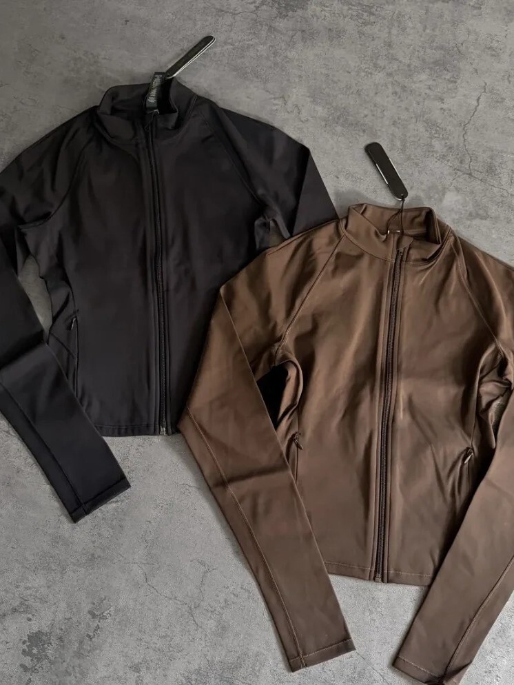 SKIMS x Nike 貼身塑形 立領 拉鍊外套