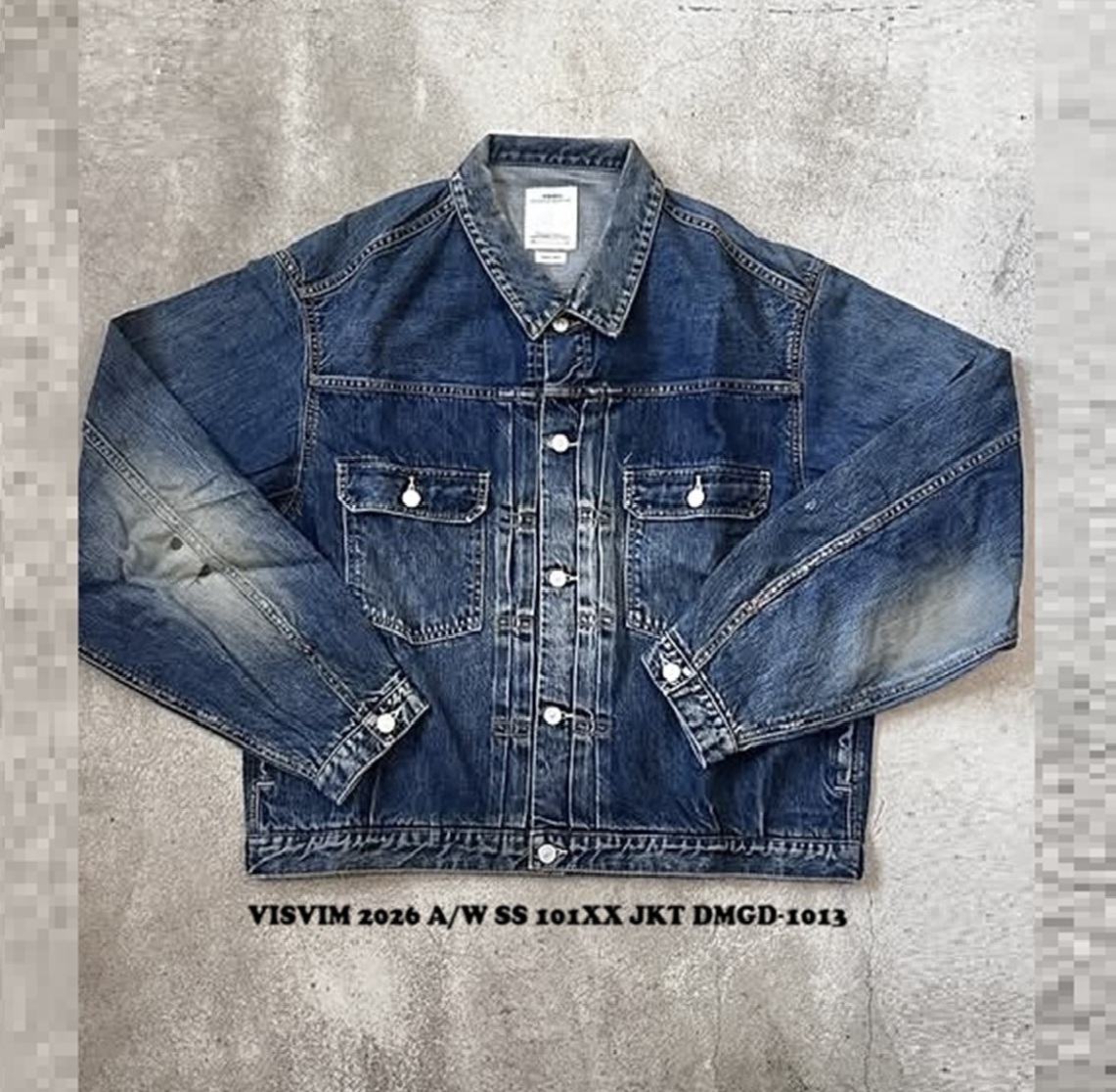 VISVIM 2026 A/W SOCIAL SCULPTURE 101XX JKT DMGD-1013 - PRE ORDER ITEM (預訂中)