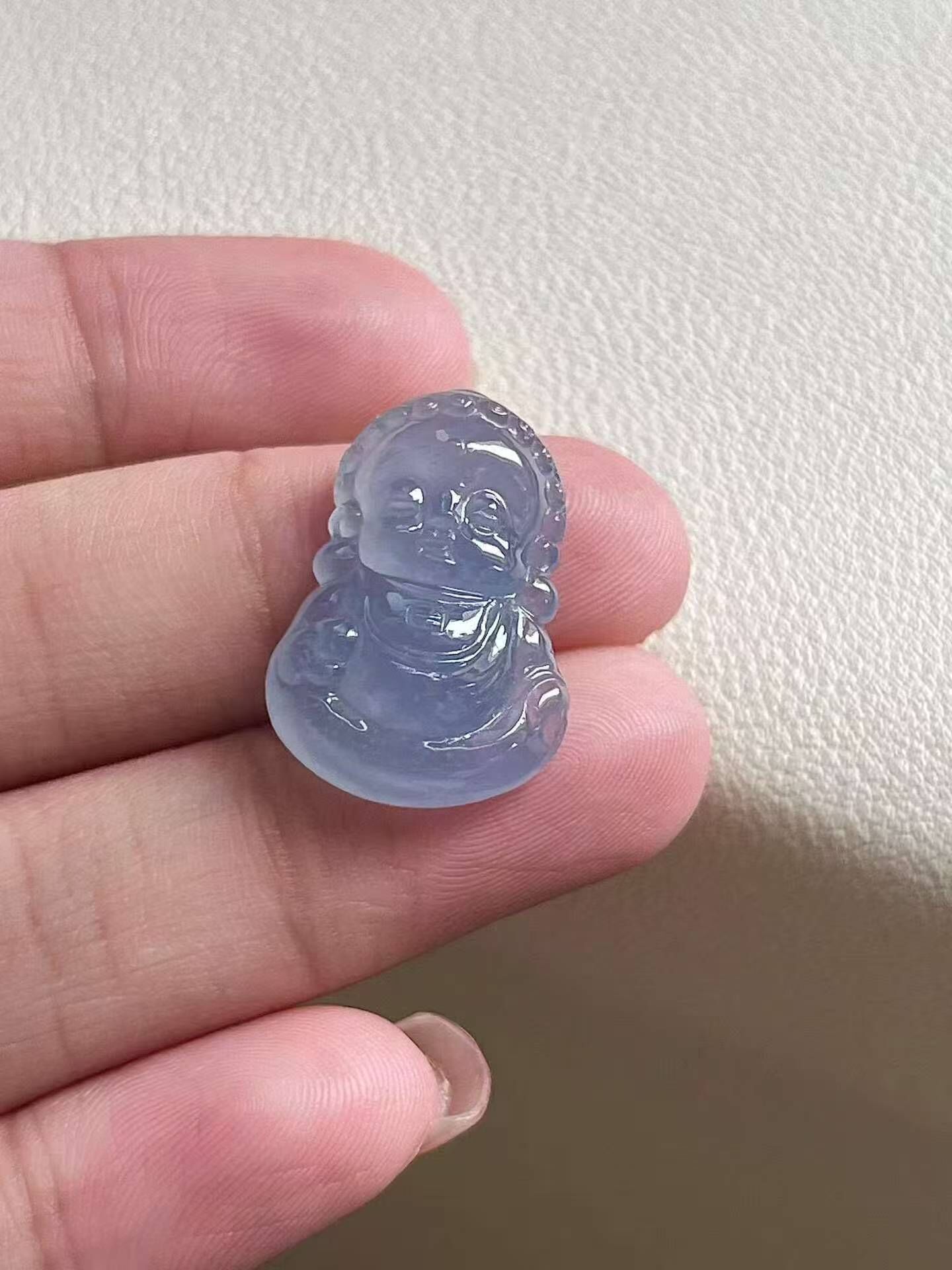 726348 翡翠紫羅蘭寶寶佛