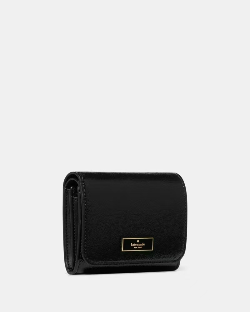 【預購】Kate Spade H080776 Bridget 漆皮小型L型拉鍊短銀包