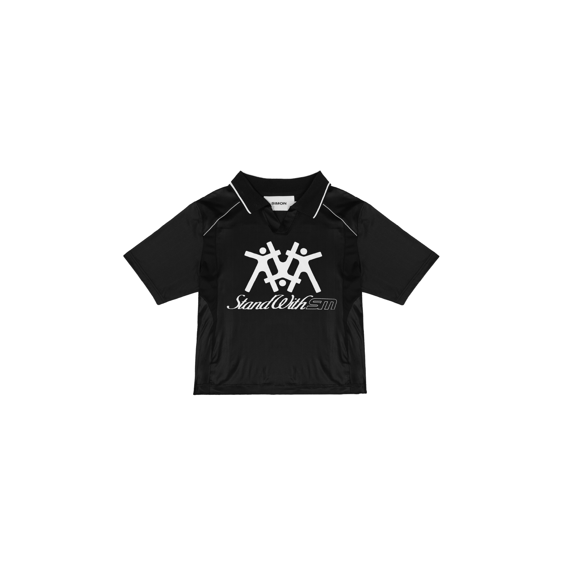 SIMON MADE TS-2621 戰術雙打 異材質 拼接 POLO 球衣