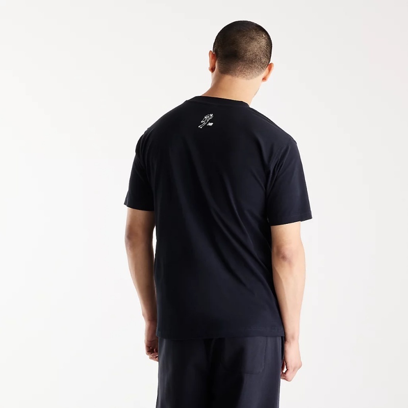 NEW BALANCE 短T NB 黑色 大谷翔平 短袖 上衣 男 MT62W3EEBK