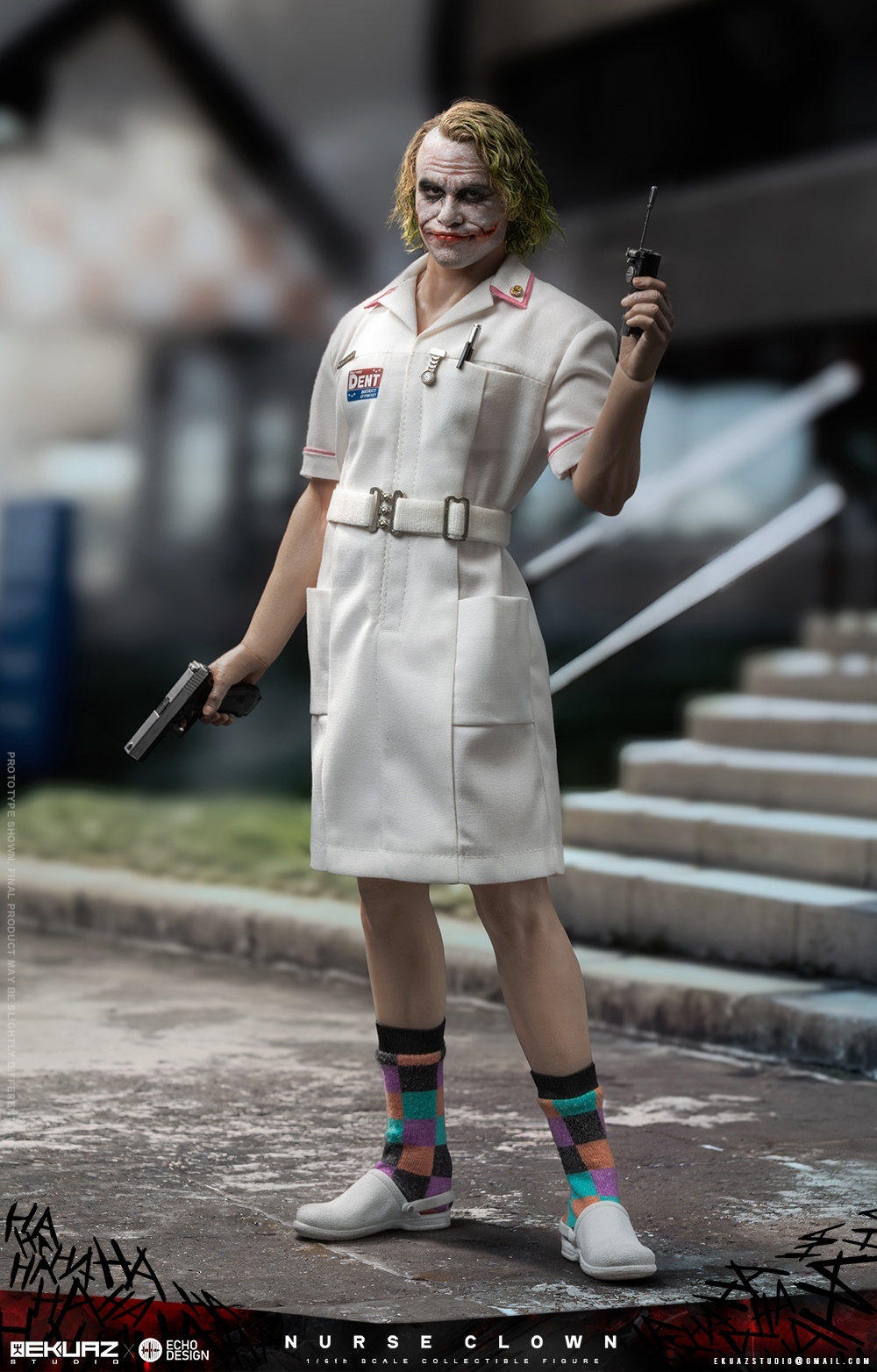 (預訂) EKUAZ STUDIO x ECHO DESIGN EKS014 1/6 NURSE CLOWN  護士小丑