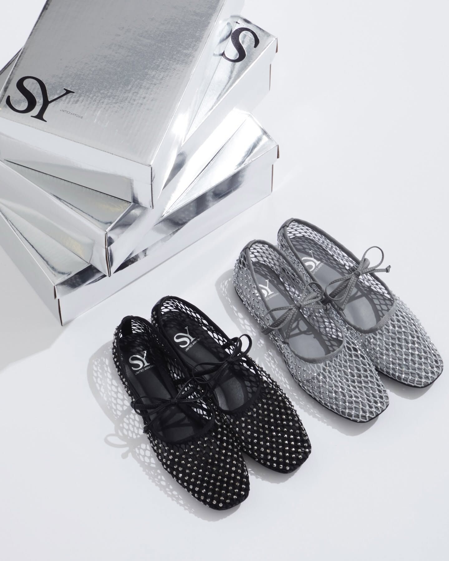 (預購) 日本 SY UNITED ARROWS 水鑽漁網鞋