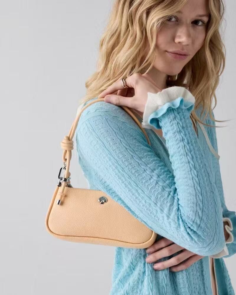 【預購】Kate Spade H0807504 Kayla 迷你單肩包 (奶茶色)