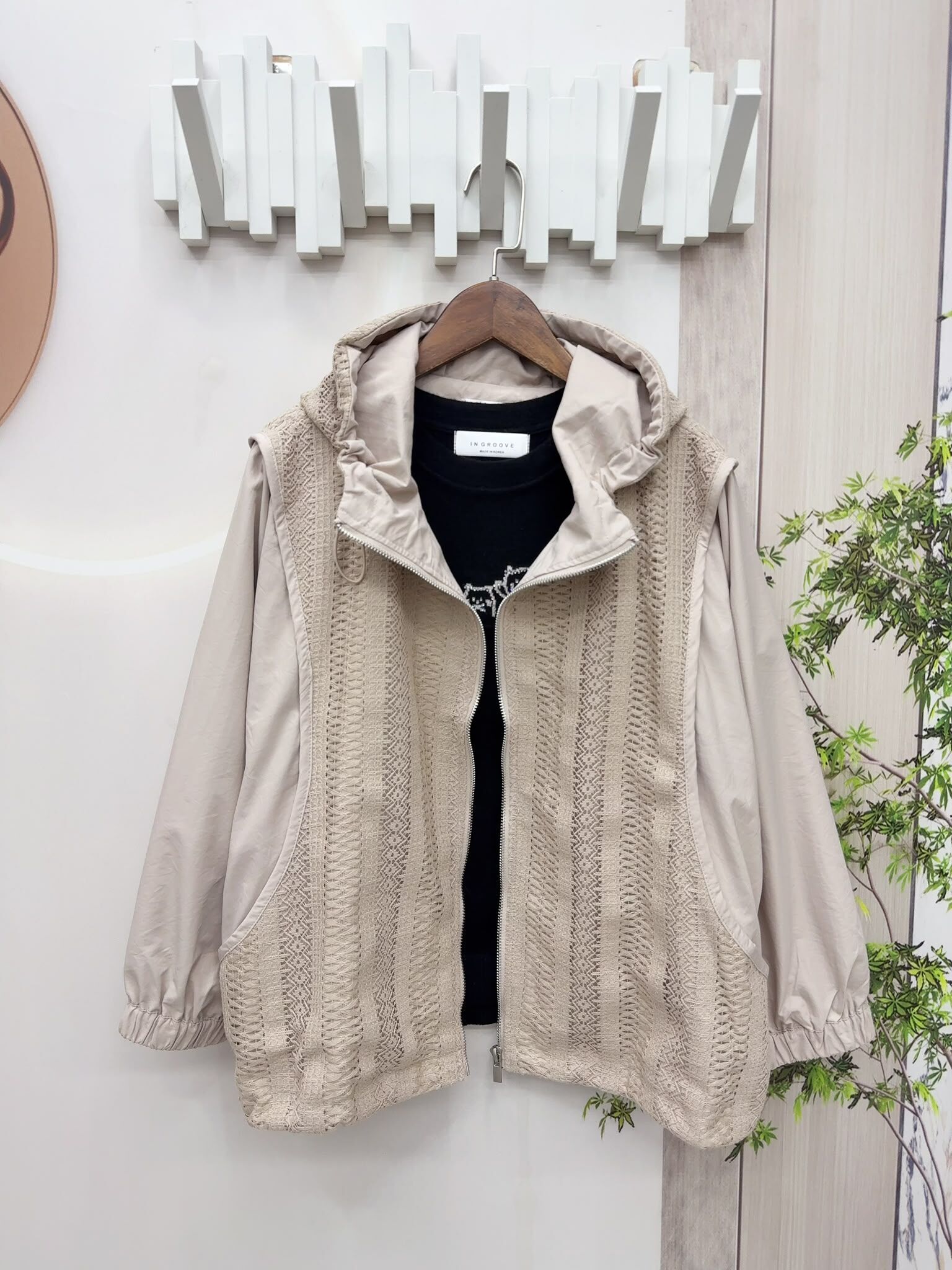 Mar牌子lace 拼布外套~187AA