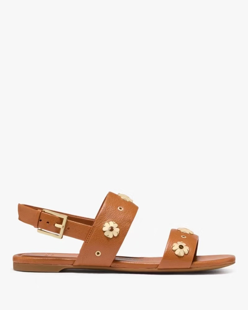 【預購】Kate Spade H0807505 Spade Flower 女裝涼鞋 (啡色)