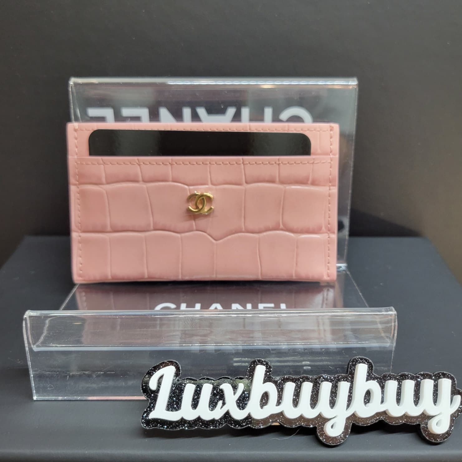 CHANEL AP5397 CARD HOLDER PINK