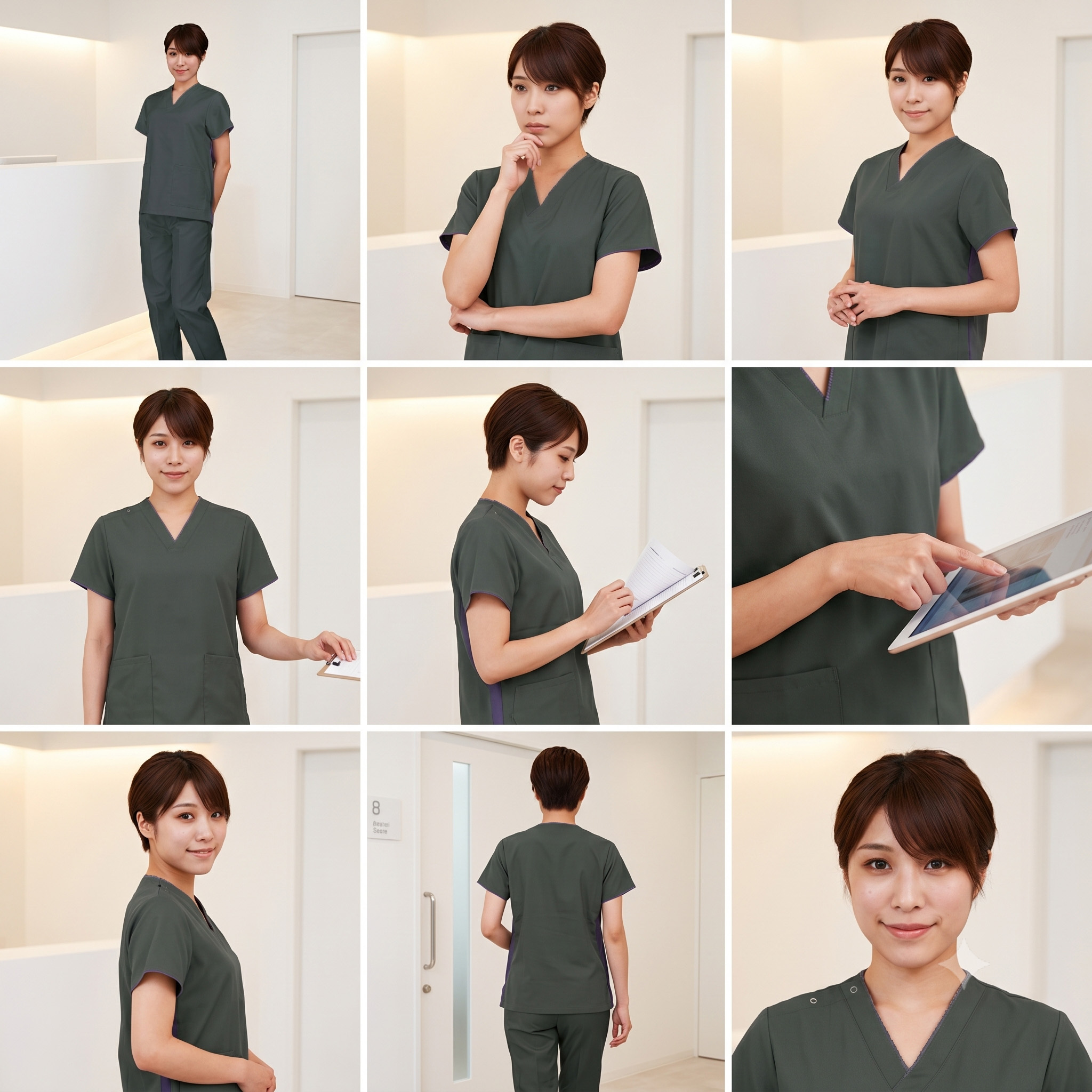 3339 女刷手服上衣