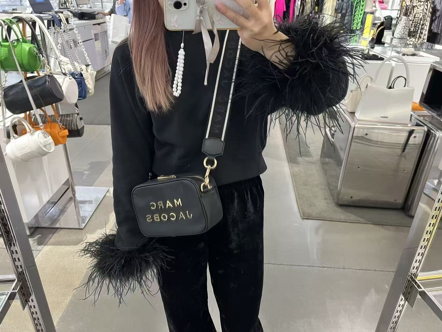 【預購】Marc Jacobs H0807507 斜挎包 (黑色)