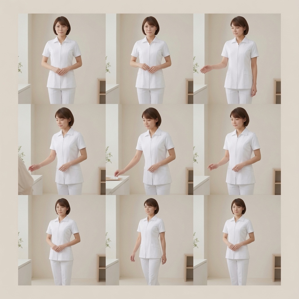 2703 護士服褲裝