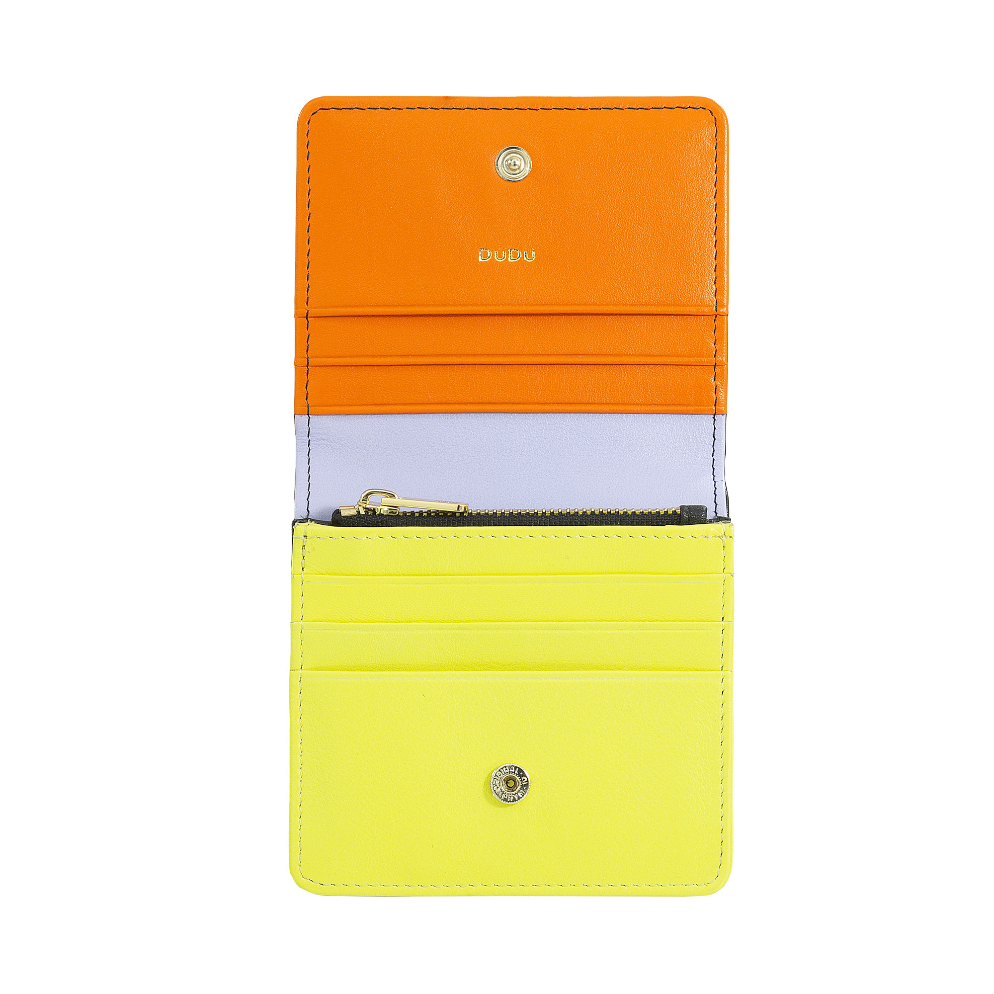 Women leather RFID wallet Flores 534-1726-33 Black Pop