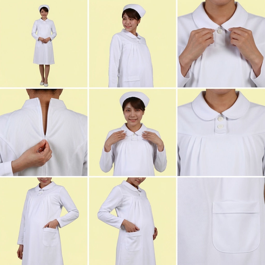 2507 護士服孕婦洋裝