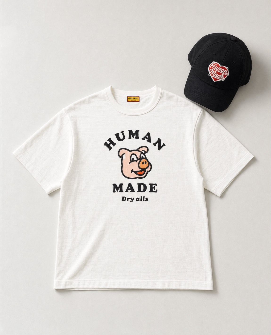 【APAIR】預購 HUMAN MADE GRAPHIC T-SHIRT 小豬 黑白 短T