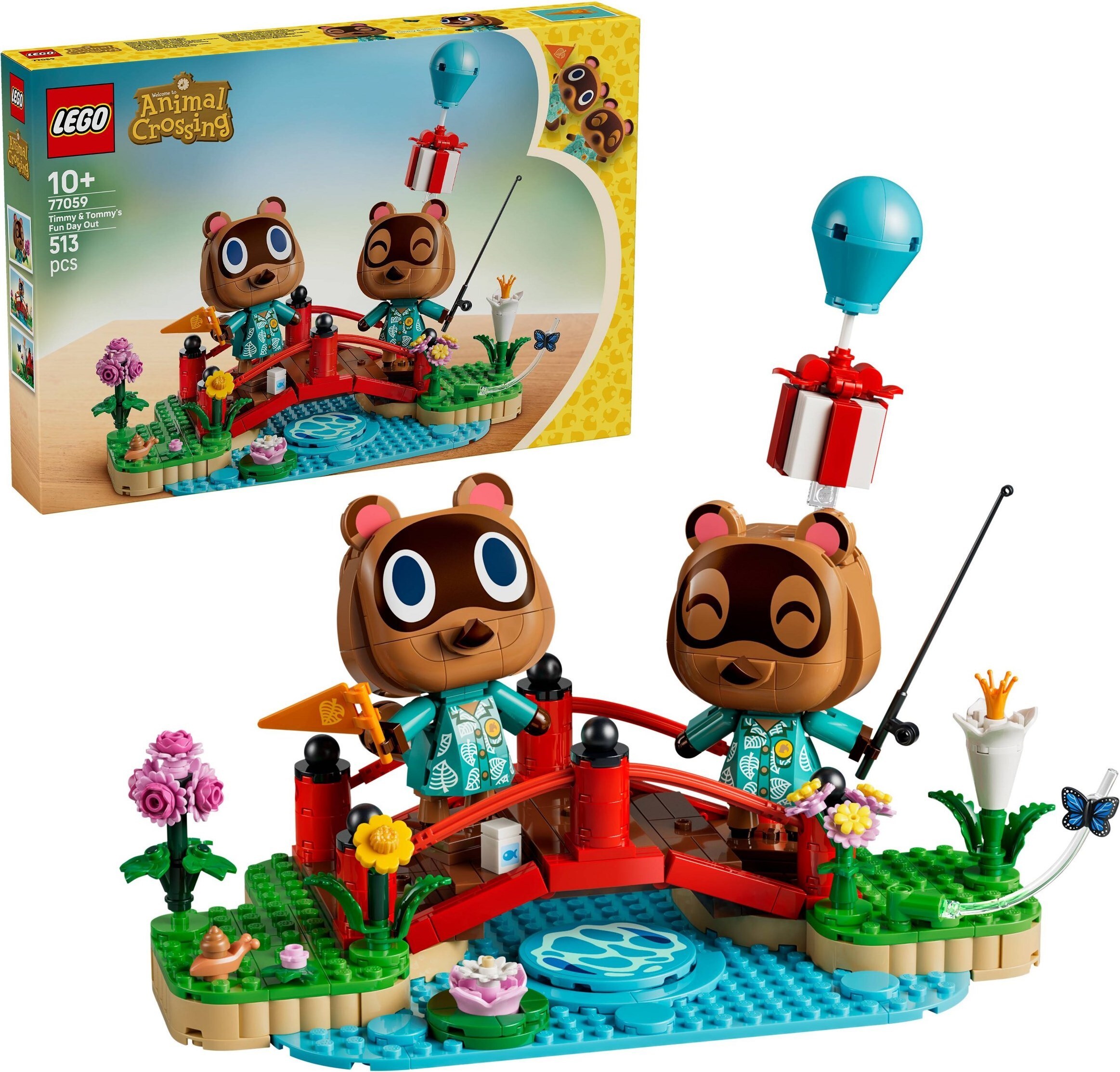 LEGO 77059 樂高積木 77059 Animal Crossing™ 動物森友會™系列 - 豆狸&粒狸 悠閒散步