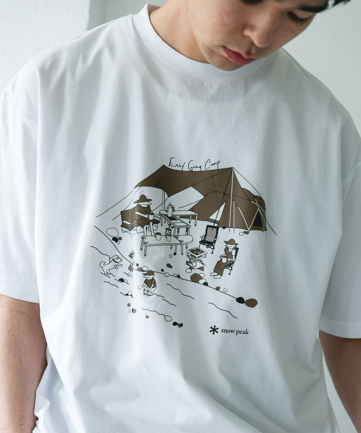 Snow Peak x Urban Research Doors 別注 WA/AC Family Camp T-Shirt