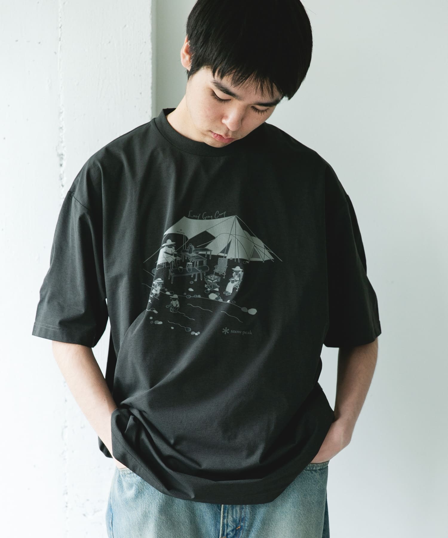 Snow Peak x Urban Research Doors 別注 WA/AC Family Camp T-Shirt