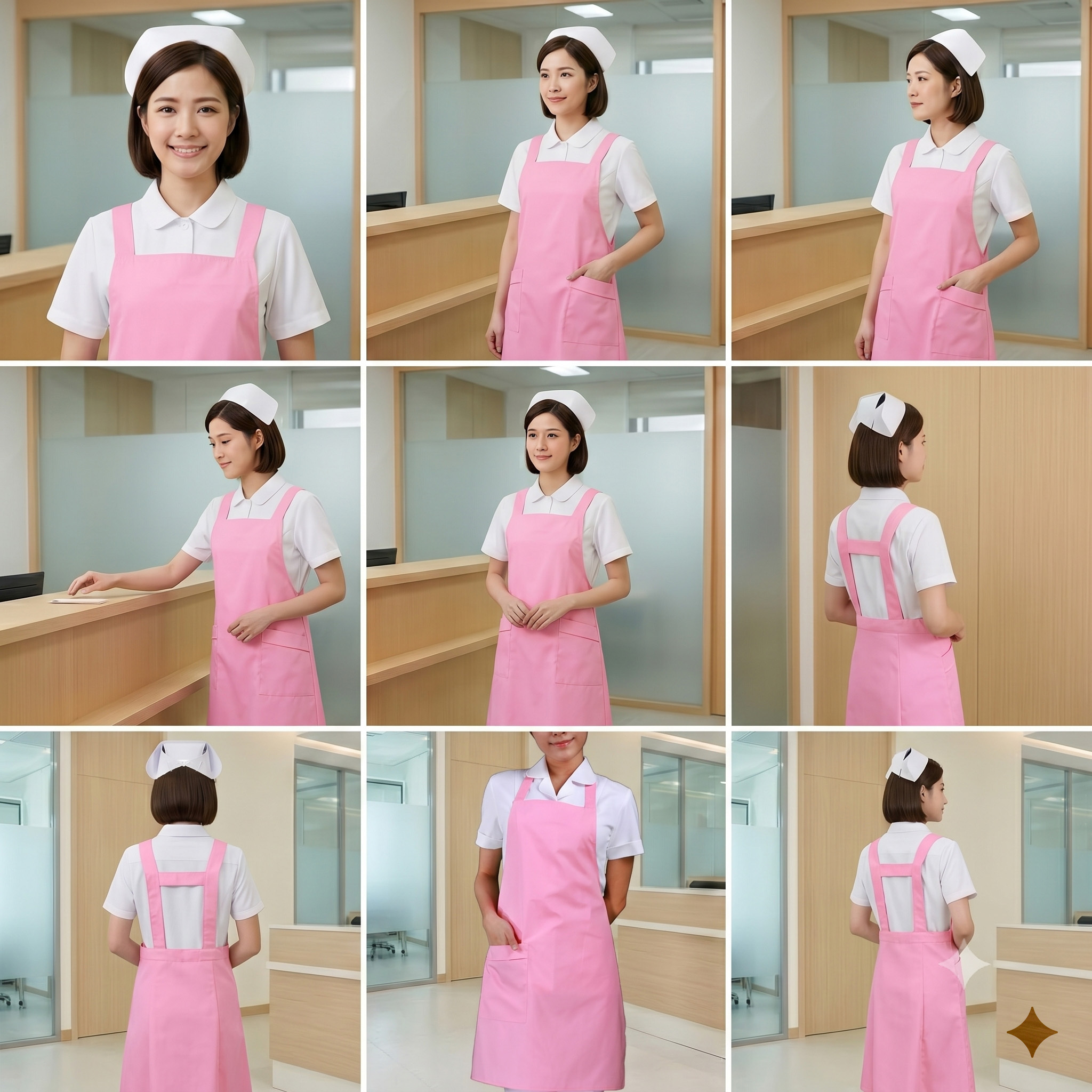 3103 護士服圍裙