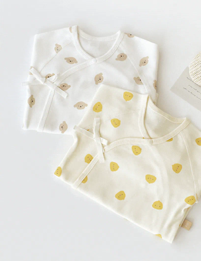 【BABY & I】Korea 4-Seasons Newborn Bodysuit (Bear Pattern)