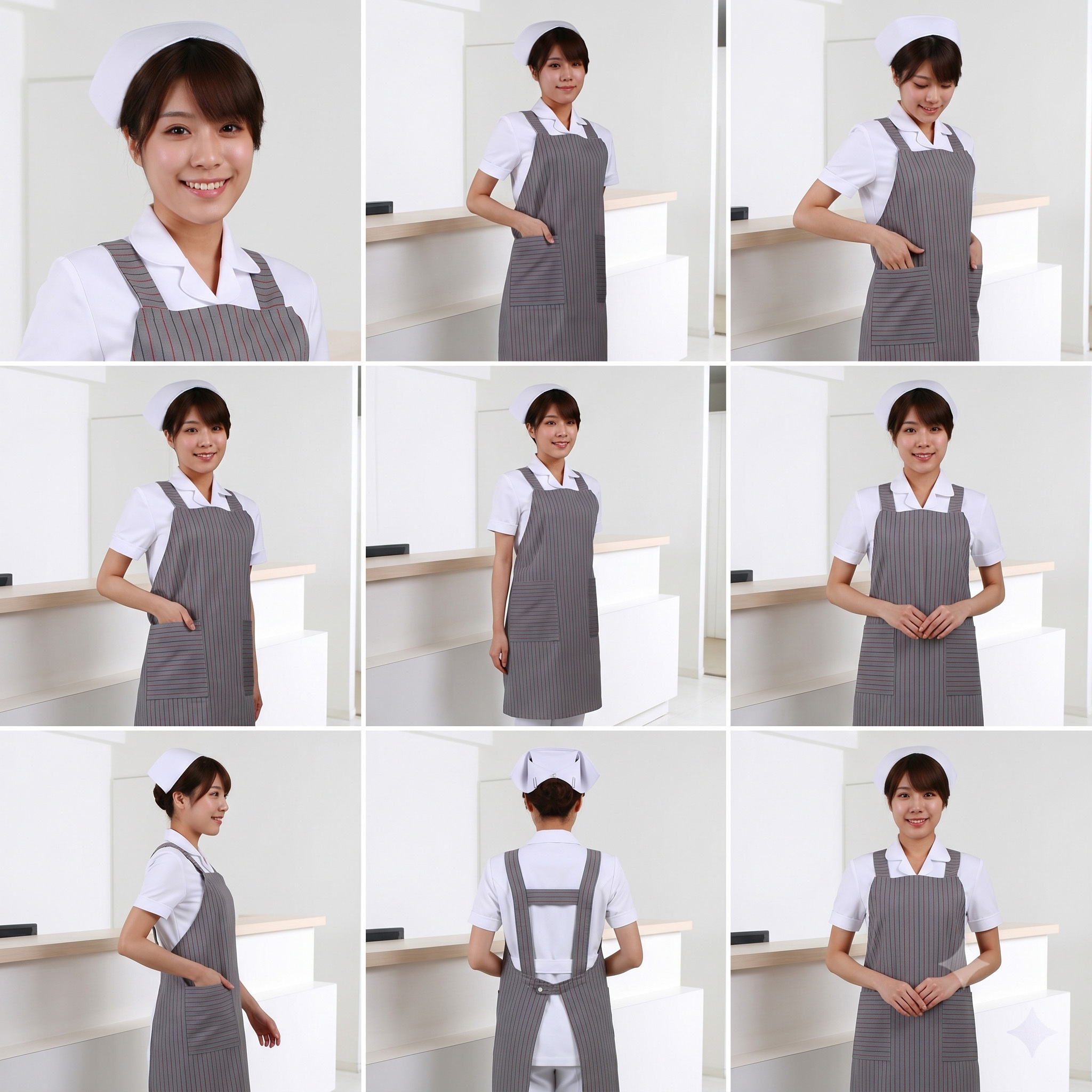 3100 護士服圍裙