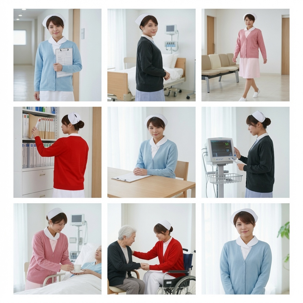 2591護士服毛衣外套