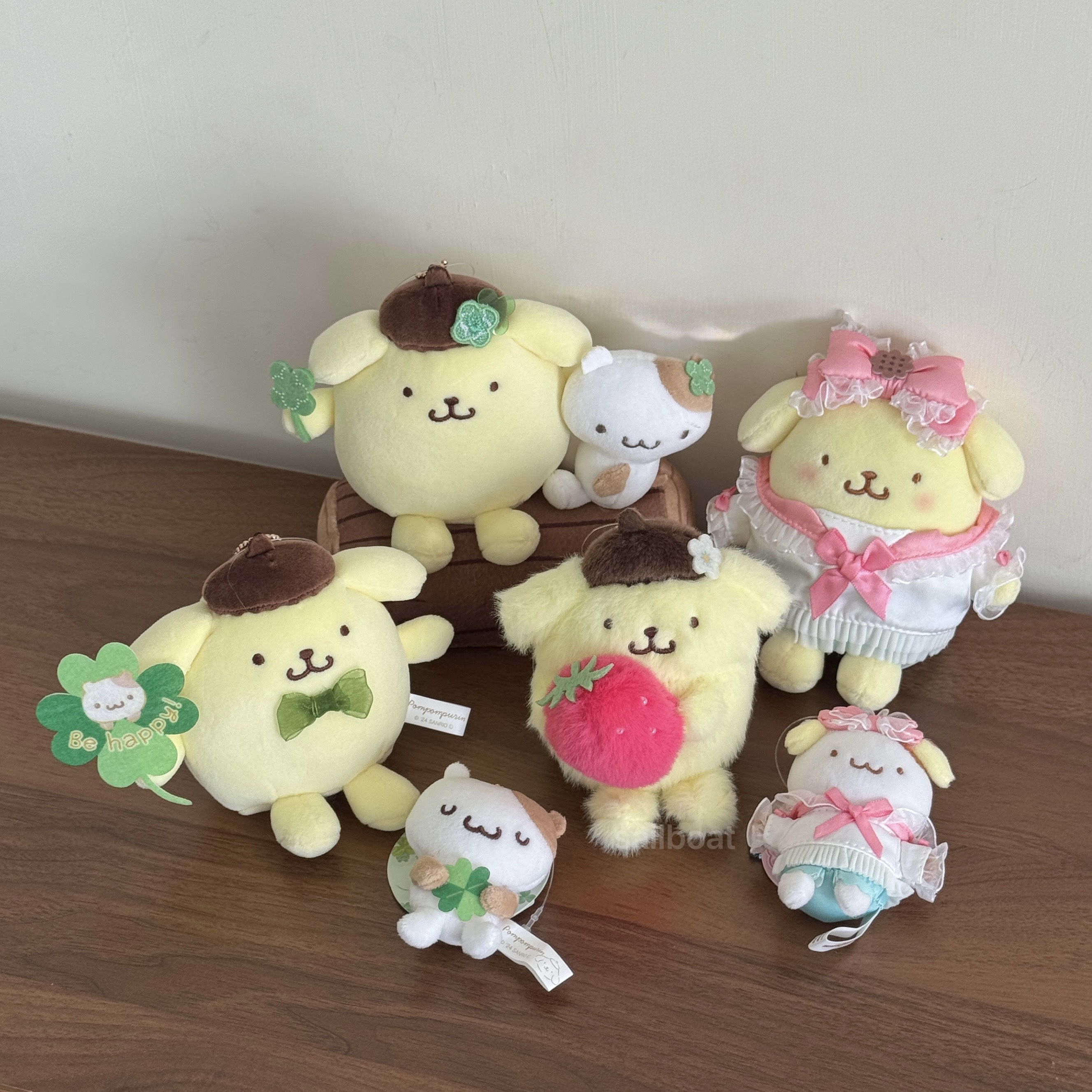 #現貨 🇯🇵日本 布丁狗 POP UP STORE 草莓 野餐 派對 吊飾娃娃