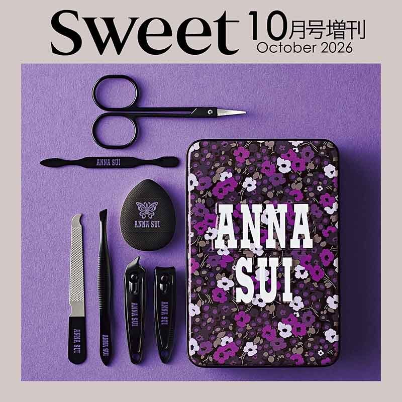 【預購】JM080704 ANNA SUI 經典花卉鐵盒 & 美甲修容組