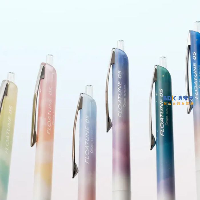 Pentel 飛龍文具 Skyly Design FLOATUME 按壓式輕滑鋼珠筆 BZN 限定版
