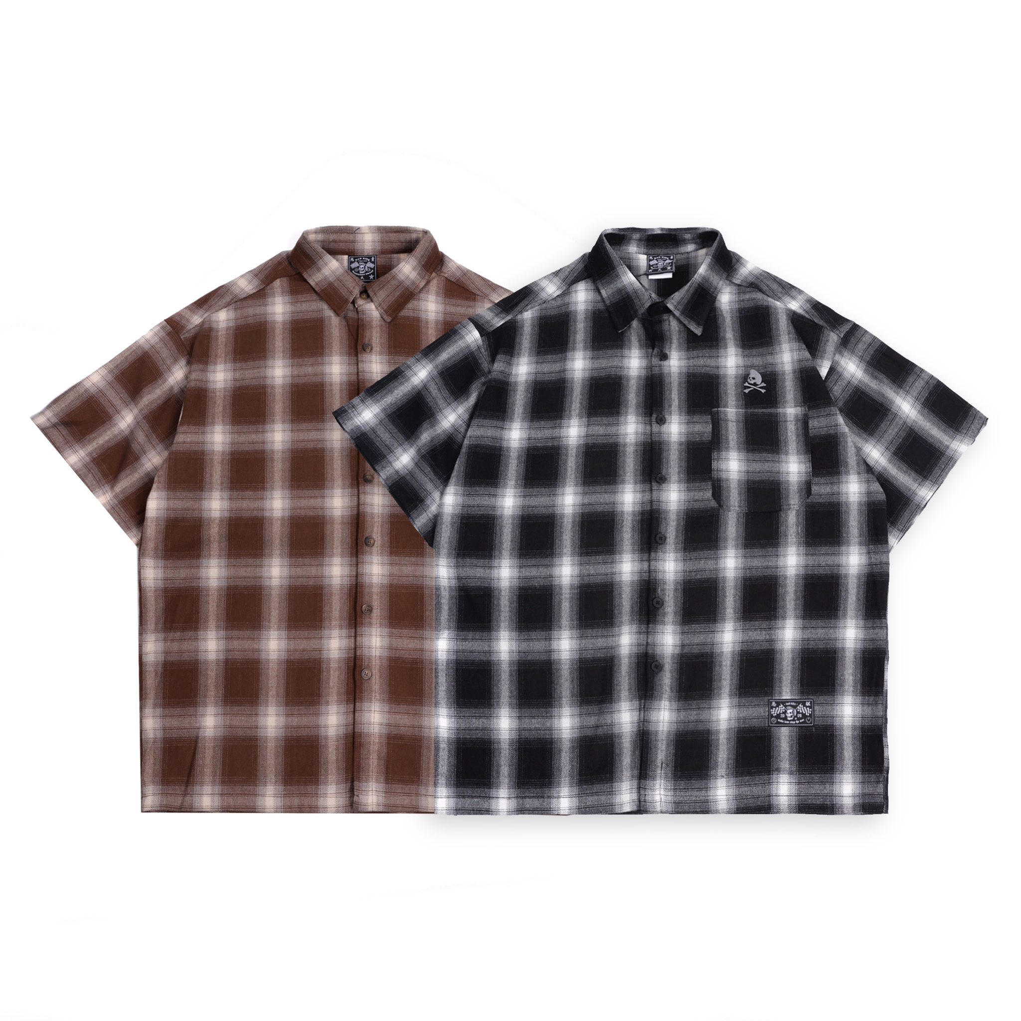 BAD KIDS 惡童 26S/S Plaid shirt (格紋短袖襯衫)
