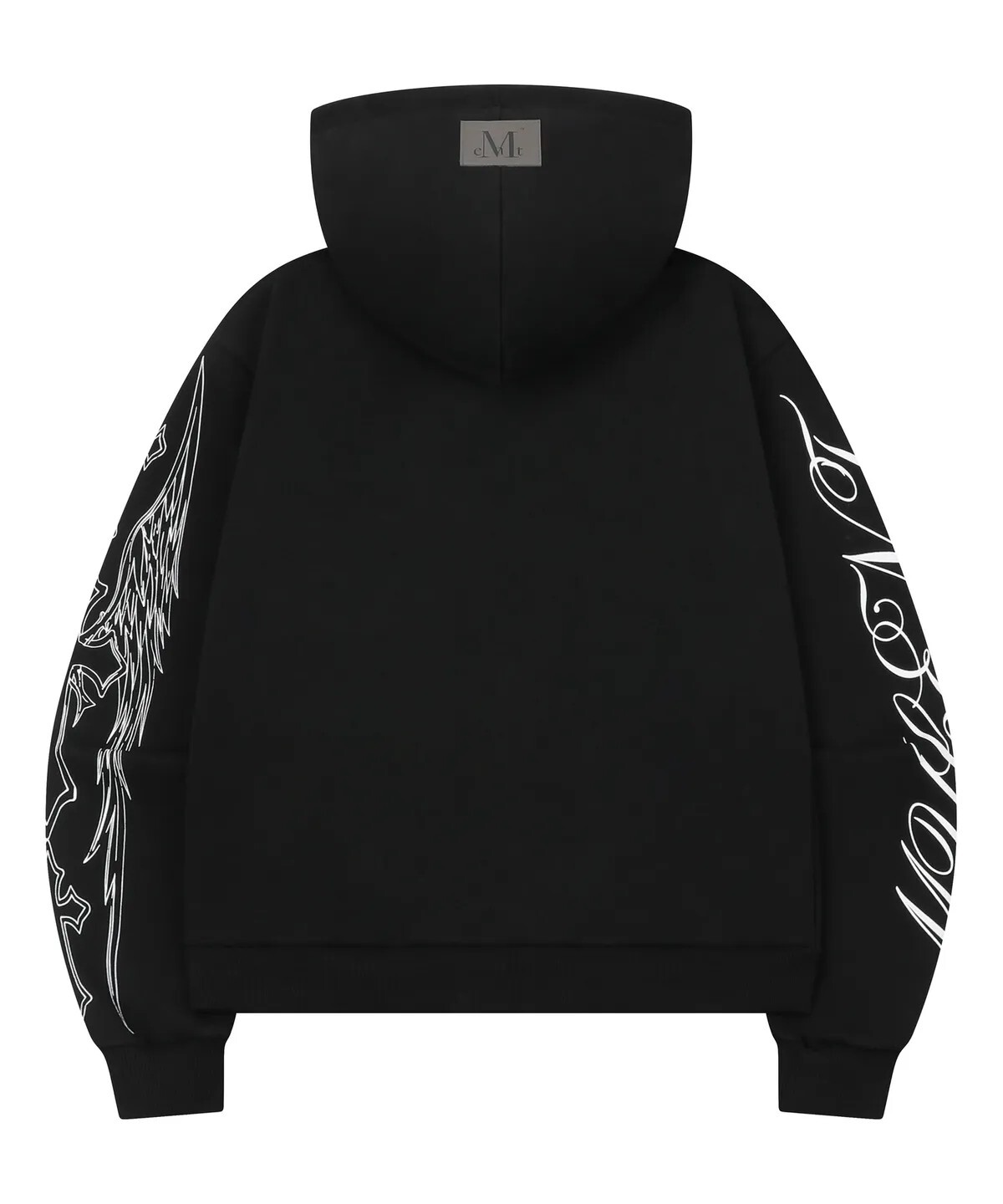 【預購】韓國 MUCENT POZEN MIX LETTERING HOOD ZIP-UP UNISEX 字母印花連帽外套