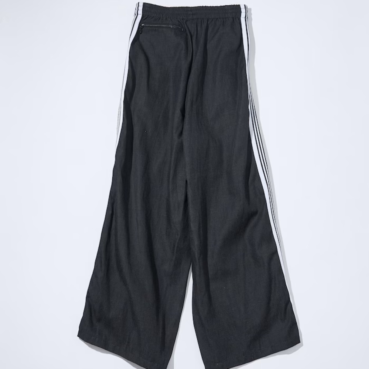 Needles × FREAK'S STORE HD TRACKPANT 黑牛仔布 白線 運動褲 燈籠褲 蝴蝶