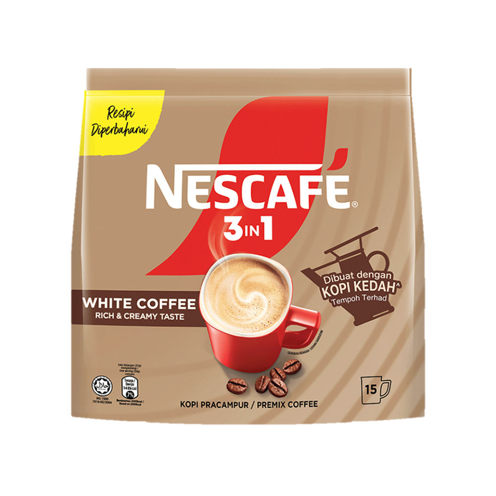 【雀巢】Nestle 雀巢三合一嚴選白咖啡 (15x30g)