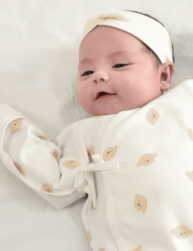 【BABY & I】Korea 4-Seasons Newborn Bodysuit (Bunny Pattern)